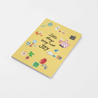 Little things bring most joy classic notebook