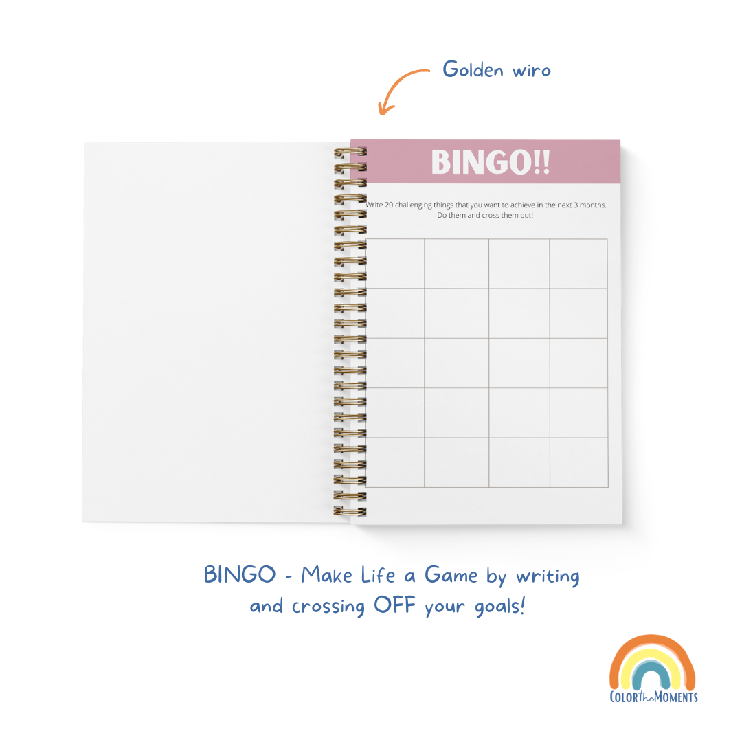 Inside the gratitude journal: bingo