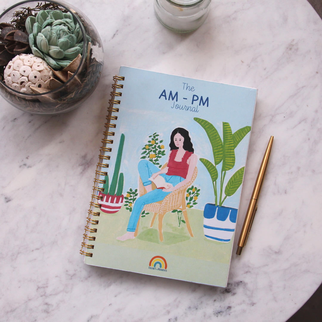 5 minute gratitude journal: The AM PM journal cover