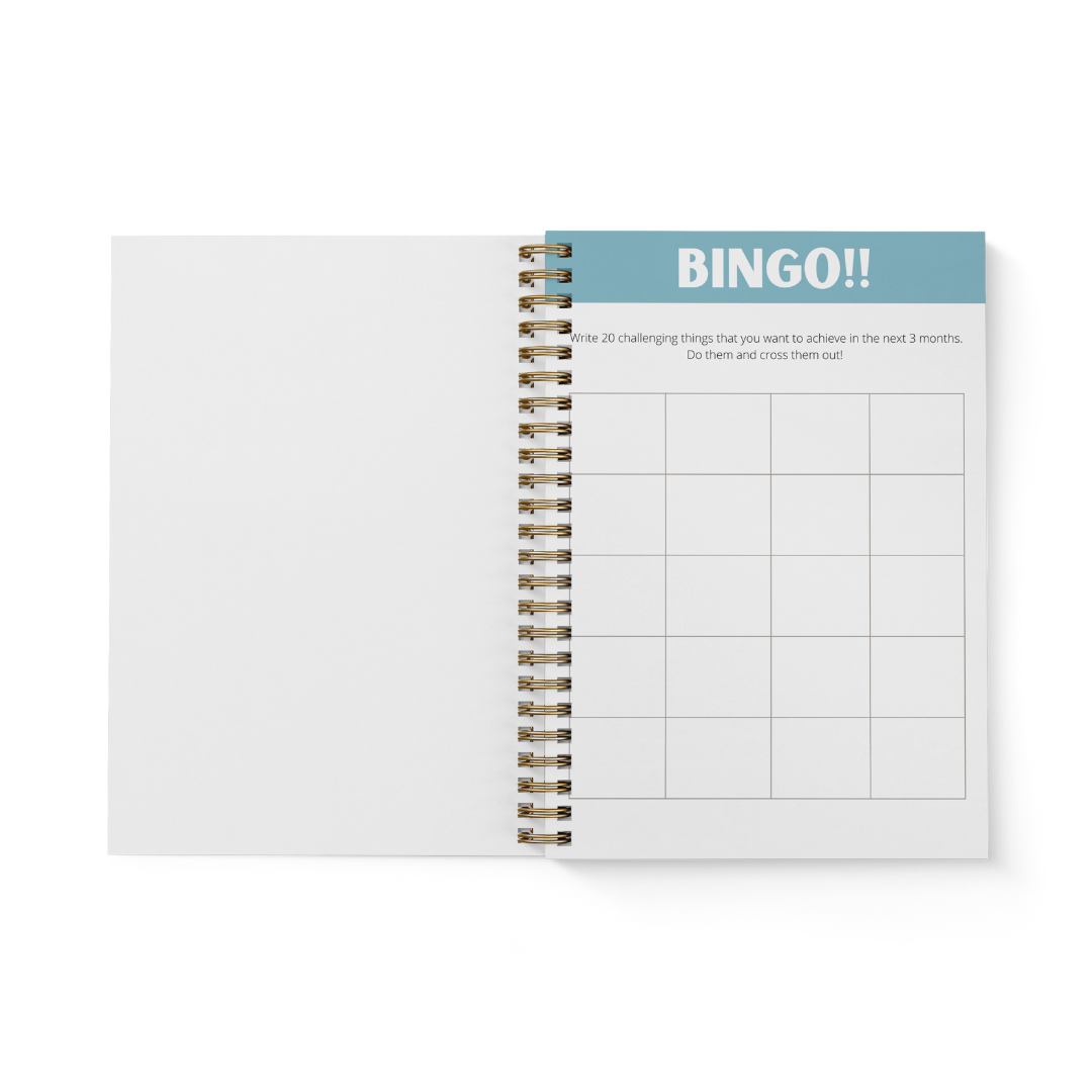 Daily planner section: Bingo