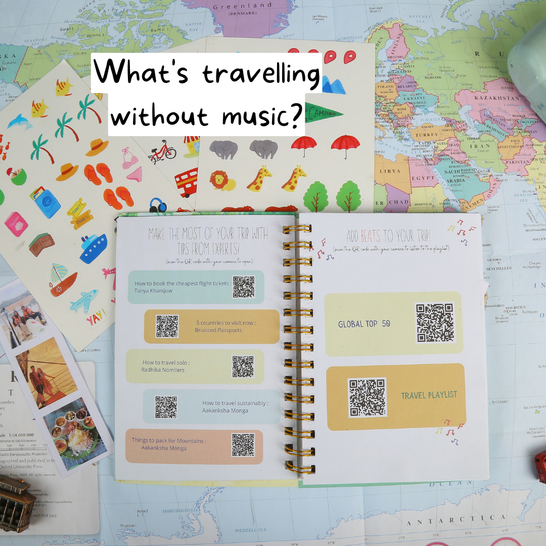 Inside the travel planner: QR codes to advises from experts and some amazing travel playlists