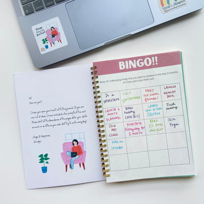 Inside the cozy up journal: Bingo